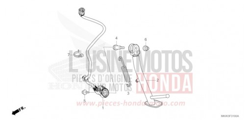 SIDE STAND NC750XAM de 2021